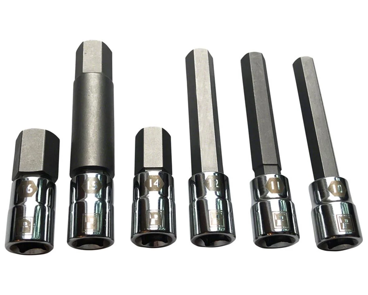 Pedro's Large Sized Hex Bit Set (10-16mm) ( 6 Hex Bits) - view 2